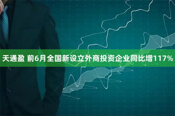 天通盈 前6月全国新设立外商投资企业同比增117%