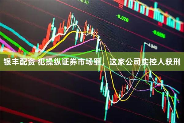 银丰配资 犯操纵证券市场罪，这家公司实控人获刑
