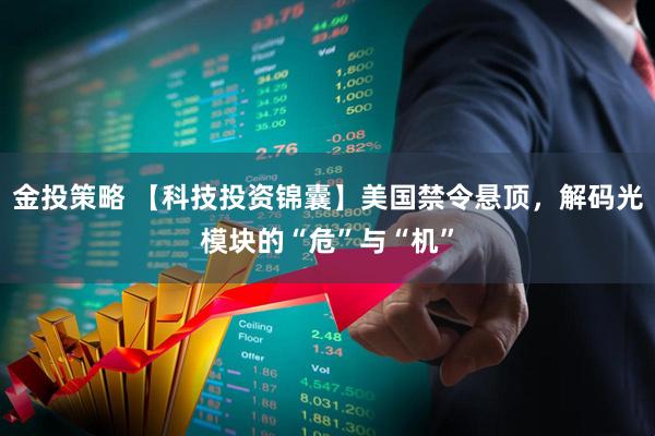 金投策略 【科技投资锦囊】美国禁令悬顶，解码光模块的“危”与“机”